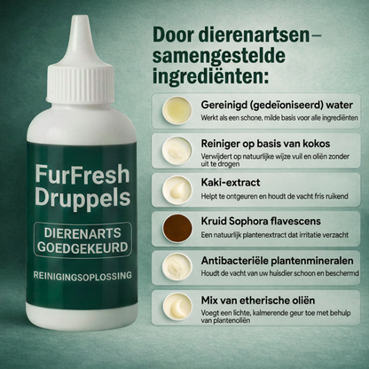 Nurvo FurFresh Borstel + Vacht-Verfrissende Druppels